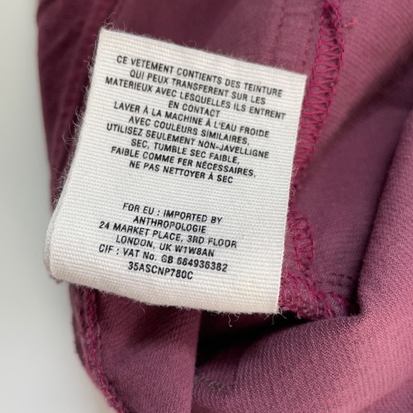 Pilcro & the Letterpress Mauve Curduroy Pants - Picture 10 of 12